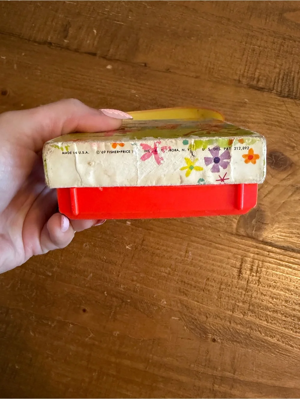 Vintage 1969 Fisher Price Pocket Radio Music Box 🎶 Do Re Mi Toy as is. Works